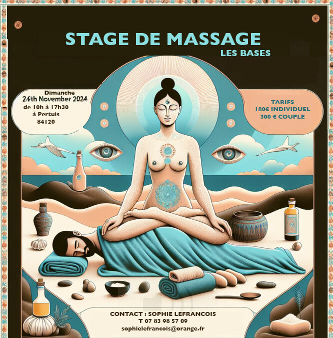 stage de massage « L’art du massage »